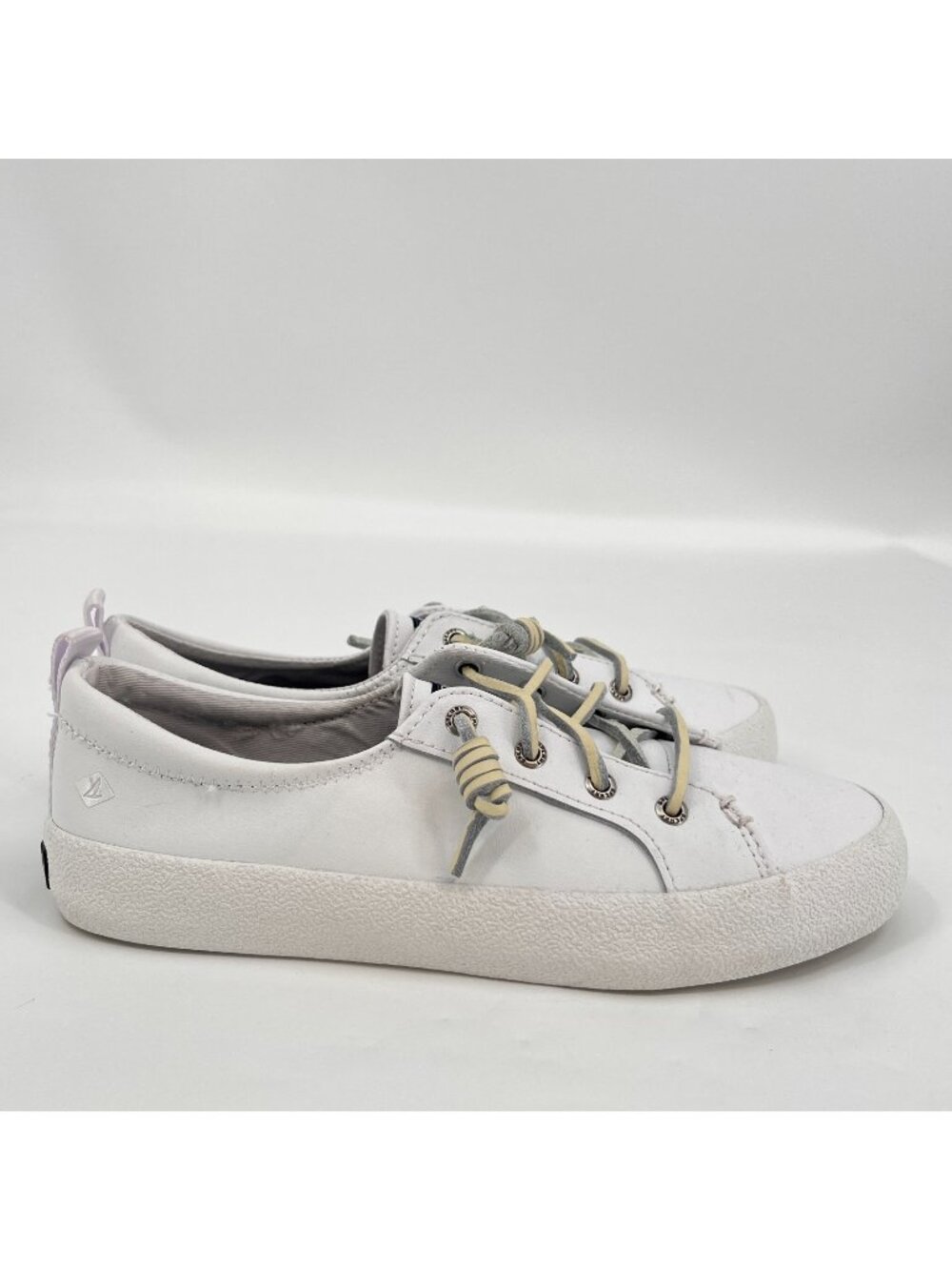 Sperry Women's Crest Vibe Leather Sneakers Size US 6.5